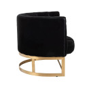 Fauteuil 1 personne velours-AZILA