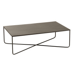 Table basse minimaliste en métal KOLKA