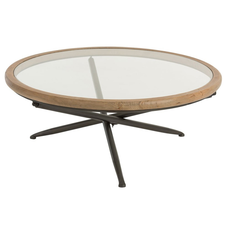 Table basse ronde moderne 100cm MARSU 