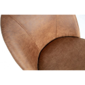 Lot 2 chaises crapaud cuir style rétro VOGUE - BePureHome