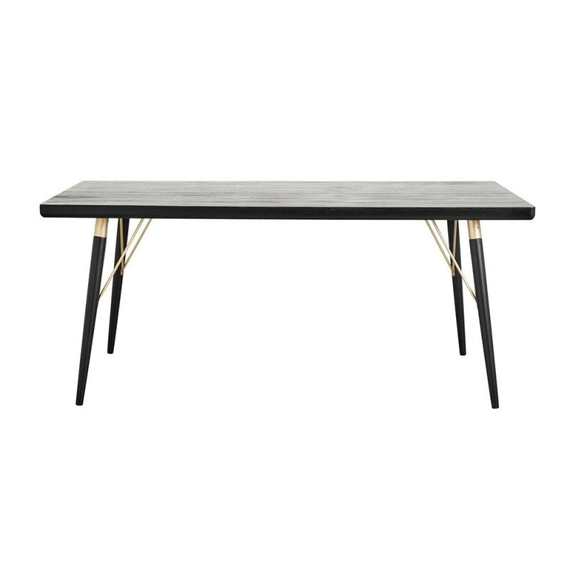 Table à manger 180cm style art déco VIRAGE - Nordal