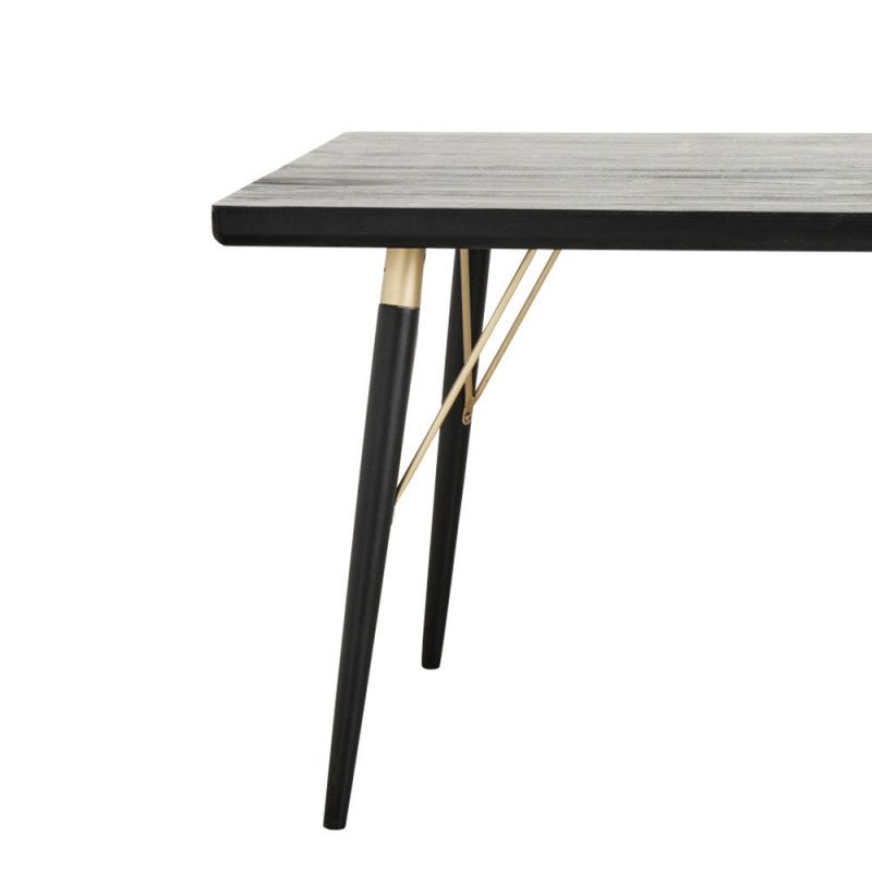 Table à manger 180cm style art déco VIRAGE - Nordal