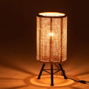 Lampe de chevet en rotin naturel OZIRIS