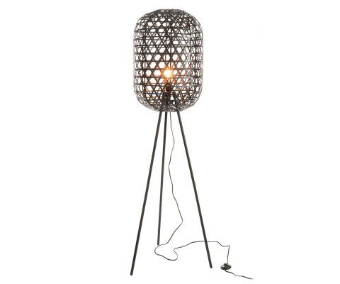 Lampe trepied style ethnique bambou MOIR