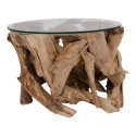 Table Design en bois et verre -ULLYSSA