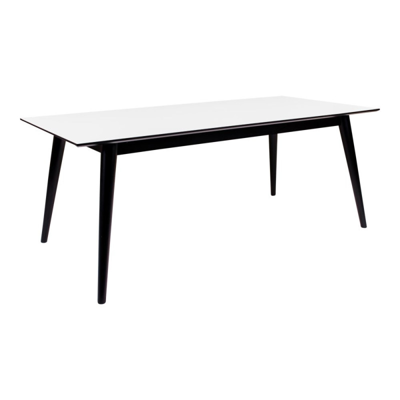 Table à manger scandinave 195-285 X 90 cm-PAOLO