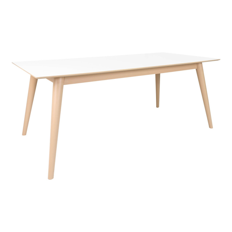 Table à manger scandinave 195-285 X 90 cm-PAOLO
