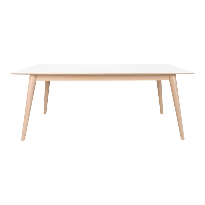 Table à manger scandinave 195-285 X 90 cm-PAOLO