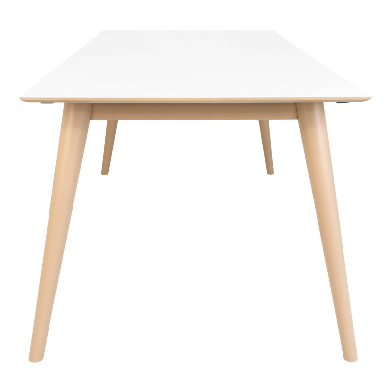 Table à manger scandinave 195-285 X 90 cm-PAOLO