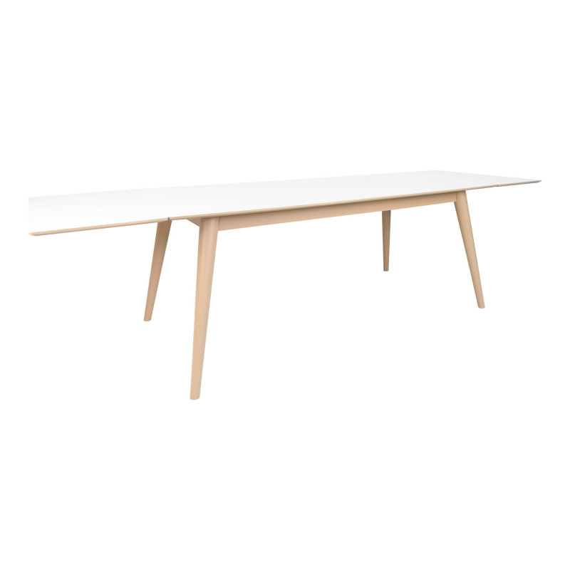Table à manger scandinave 195-285 X 90 cm-PAOLO
