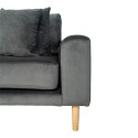 Canapé lounge avec coussins velours-MILIME