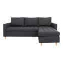 Canapé d'angle tissu scandinave-KIKA