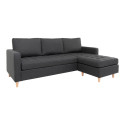 Canapé d'angle tissu scandinave-KIKA