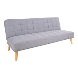 Canapé convertible style scandinave en tissu NANA