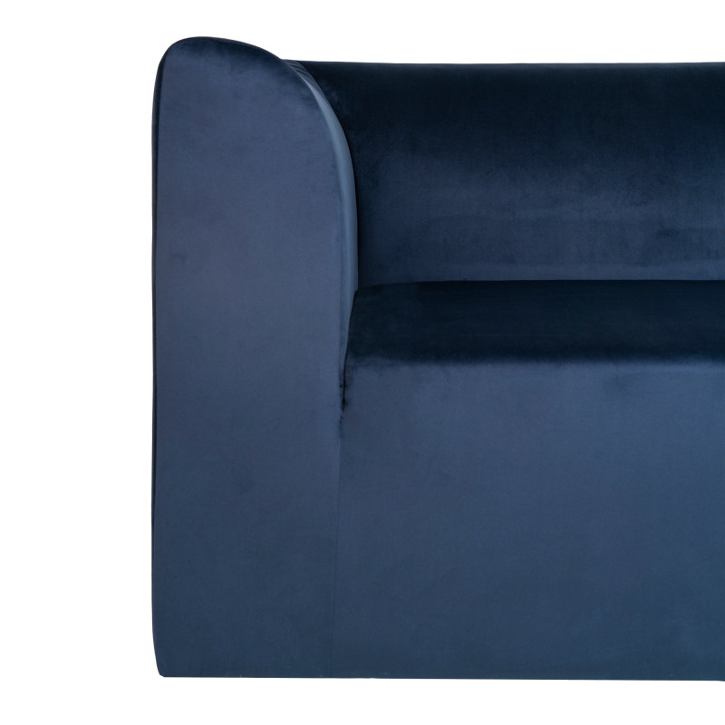 canapé d'angle droit en velours design-IRLANDE