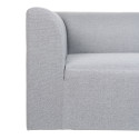 canapé d'angle droit en tissu grisIRLANDE