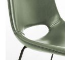 Chaise design industrielle moderne simili HARA