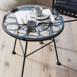 Petite table basse ronde extérieur CARLOTA 