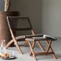 Repose-pieds design en corde FRANCISCO