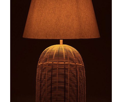 Grande lampe à poser design en bambou NOCHE