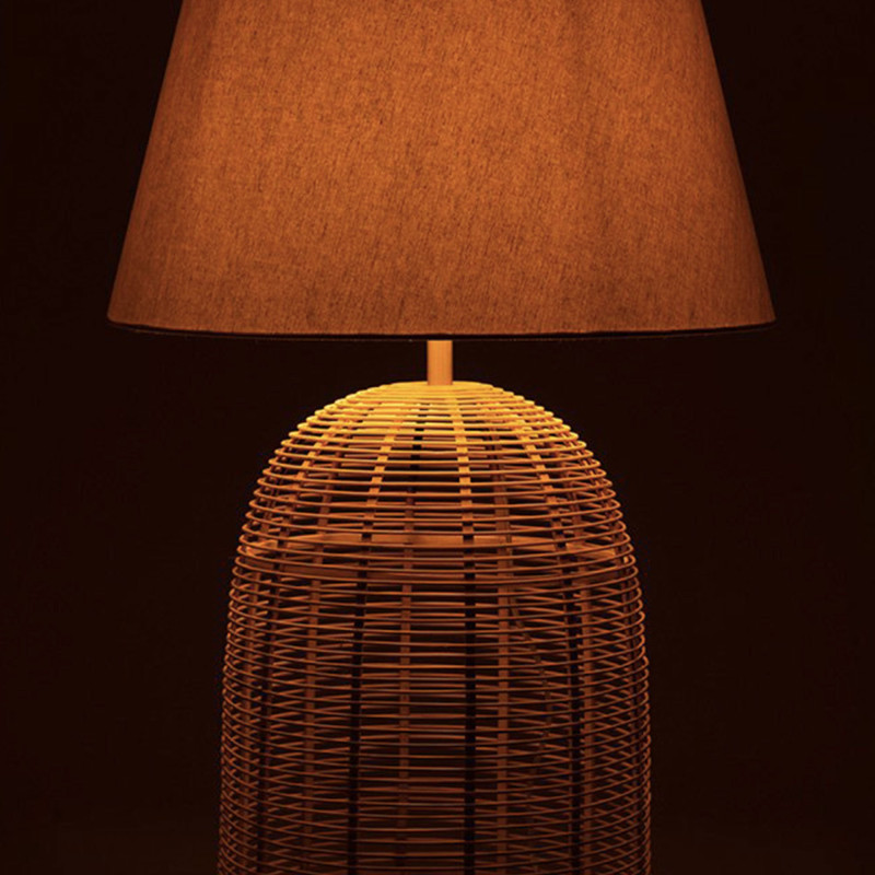 Grande lampe à poser design en bambou NOCHE