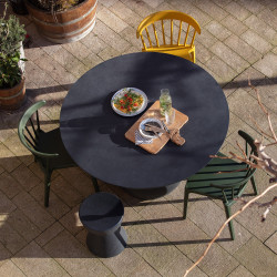 Set 2 tabourets de jardin design DOVER