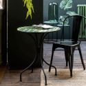 Lot de 2 chaises bistro métal DELICE - J-line