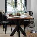 Lot de 2 chaises bistro métal DELICE - J-line
