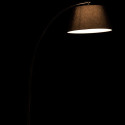 Lampadaire arrondi en métal noir AMOR