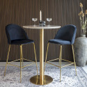 Table de bar avec pied central-SIENNA