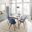Table rectangulaire scandinave-ZENIO