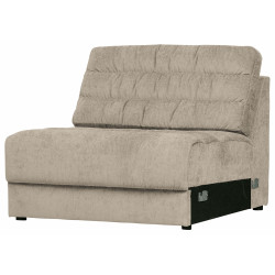 Canapé modulable section fauteuil en tissu DATI