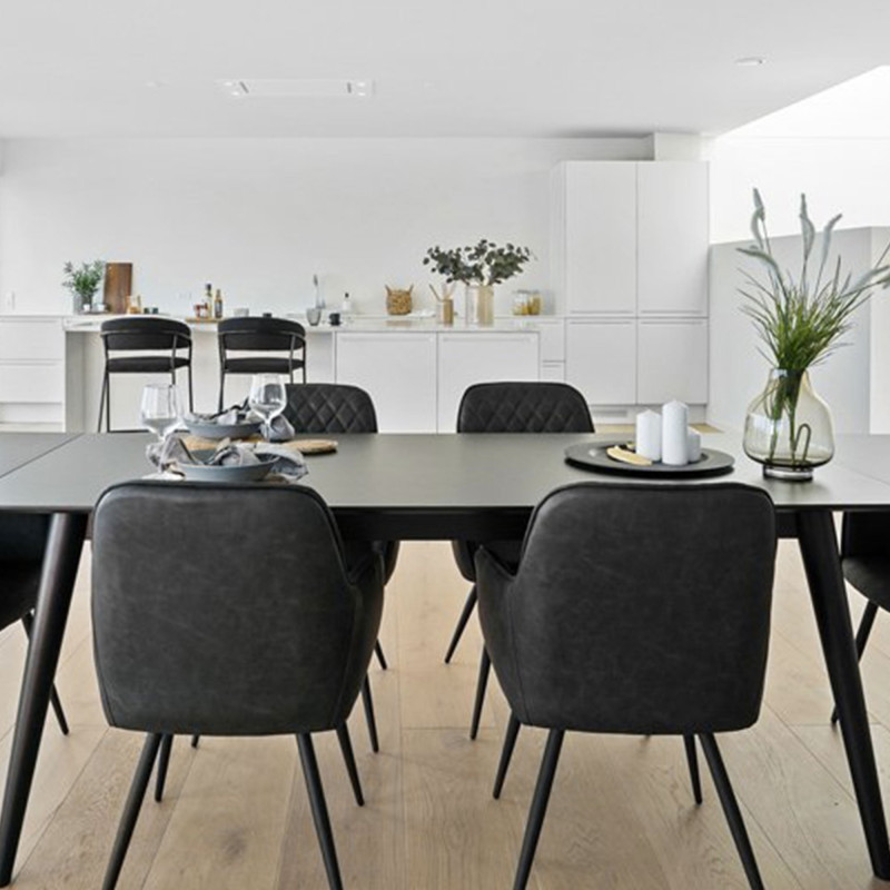 Table à manger scandinave 195-285 X 90 cm-PAOLO