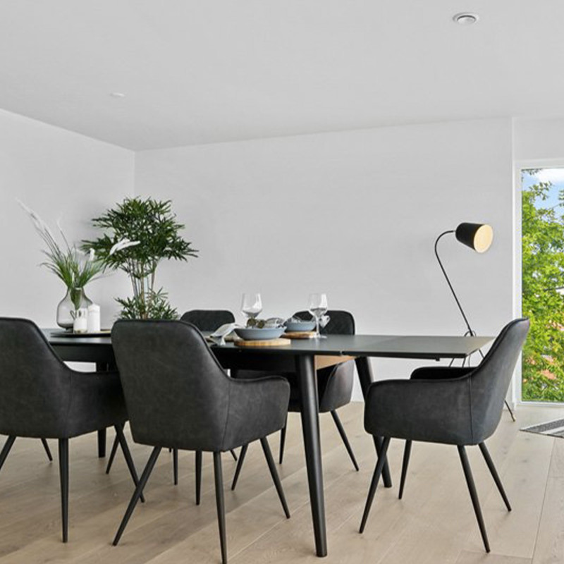 Table à manger scandinave 195-285 X 90 cm-PAOLO