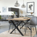 Table en bois conviviale-ZALIPA