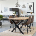 Table en bois conviviale-ZALIPA