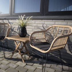 Chaise lounge scandinave-AMIO