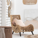 Fauteuil design en rotin style bohème VYVY