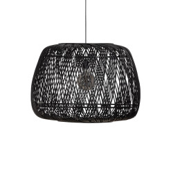 Suspension en bambou couleur noire CATELAYA