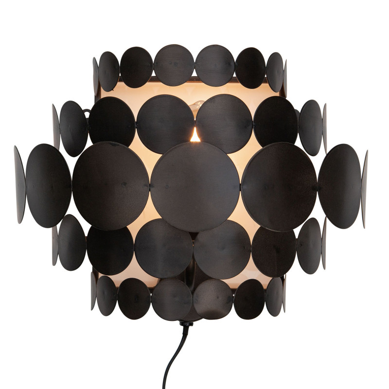 Lampe en métal noir-PAULE