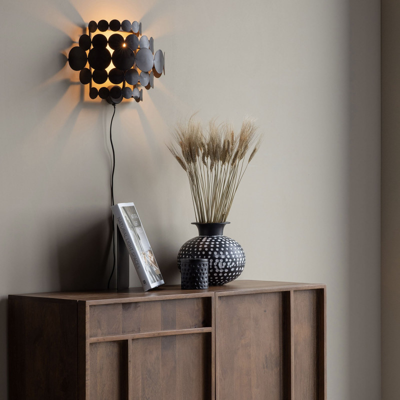 Lampe en métal noir-PAULE