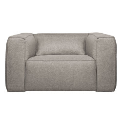 Fauteuil en tissu classique BEAN