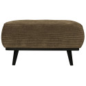 Pouf en velours à côte-POULETTE