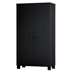 Armoire à vêtements bois massif SETIA