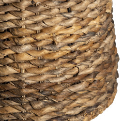 Lampe à suspension en abaca 62cm-ROCKET