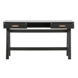 Bureau en pin noir -HERMIONE