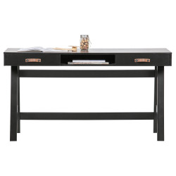 Bureau en pin noir -HERMIONE