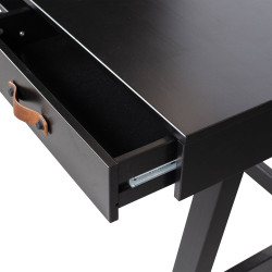 Bureau en pin noir -HERMIONE