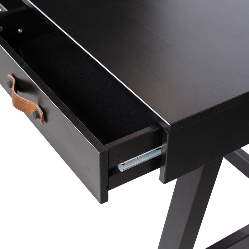 Bureau en pin noir -HERMIONE