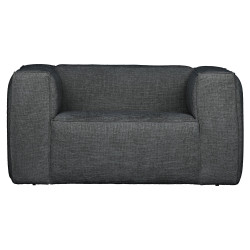 Fauteuil douillet en tissu BEAN